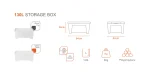 130L Storage Box - Transparent - Image 3