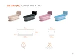 27L GRO (XL) Flower Pot + Tray - Image 5