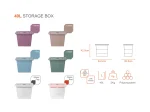 40L Storage Box with tray - Image 7