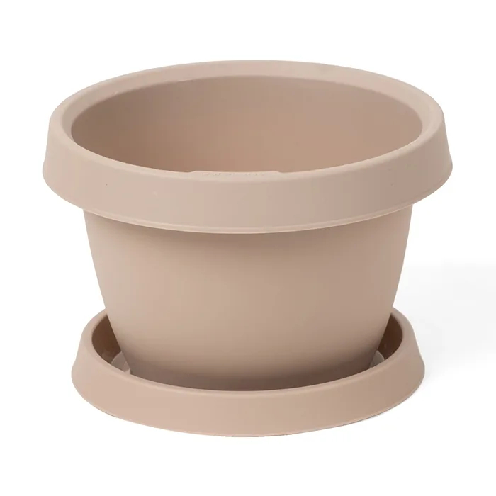 4L-GRO2025-Desert.jpg 4L GRO (S) Flower Pot + Tray - Image 1