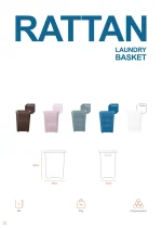 Rattan Laundry Basket 60L - Image 6