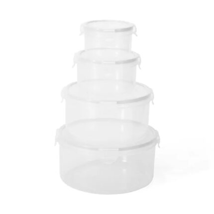 Round Keeper Container – 4Pcs