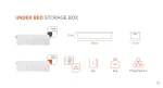 Under Bed Storage Box – Transparent - Image 3