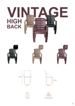Chair Vintage High Back - Image 4